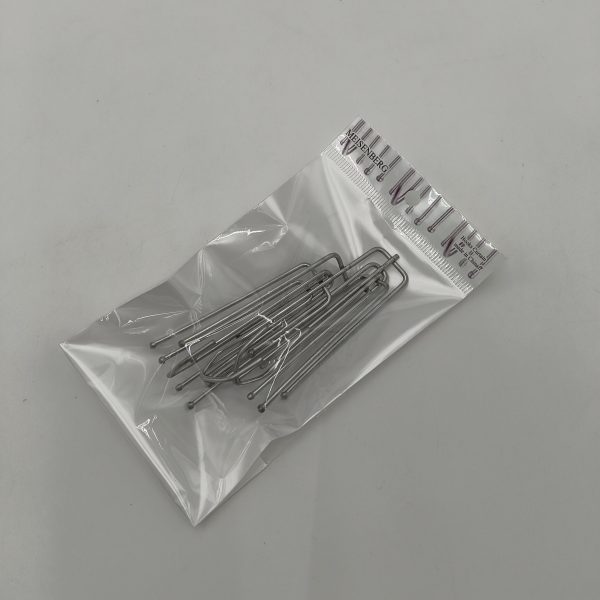 Stainless Steel Drapery Hook and Pin for Pleated Drapes 4 Prongs Pinch Pleat Clips Traverse Pleater 4 End Curtain Hooks - Image 3