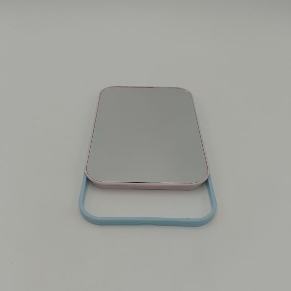 Table Desk Vanity Makeup Mirror,8-Inch Portable Folding Mirror with Metal Stand 90°Adjustable Rotation Tavel Make Up Mirror - Image 6